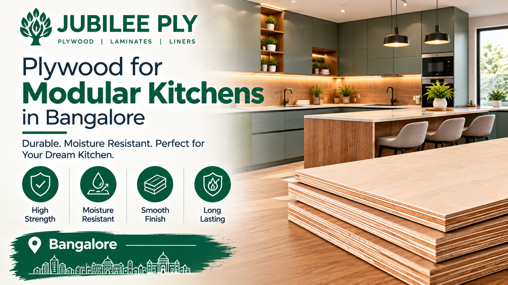 Plywood for Modular Kitchens in Bangalore